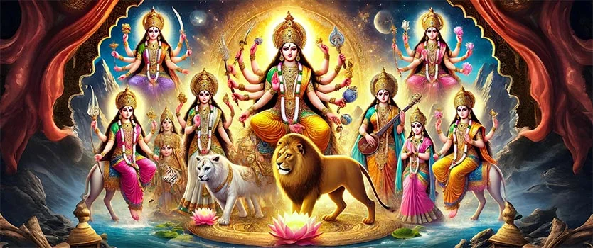 9 days shardiya navratri puja
