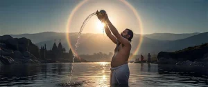 why offering water to sun