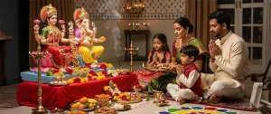 lakshmi-ganesh puja on diwali